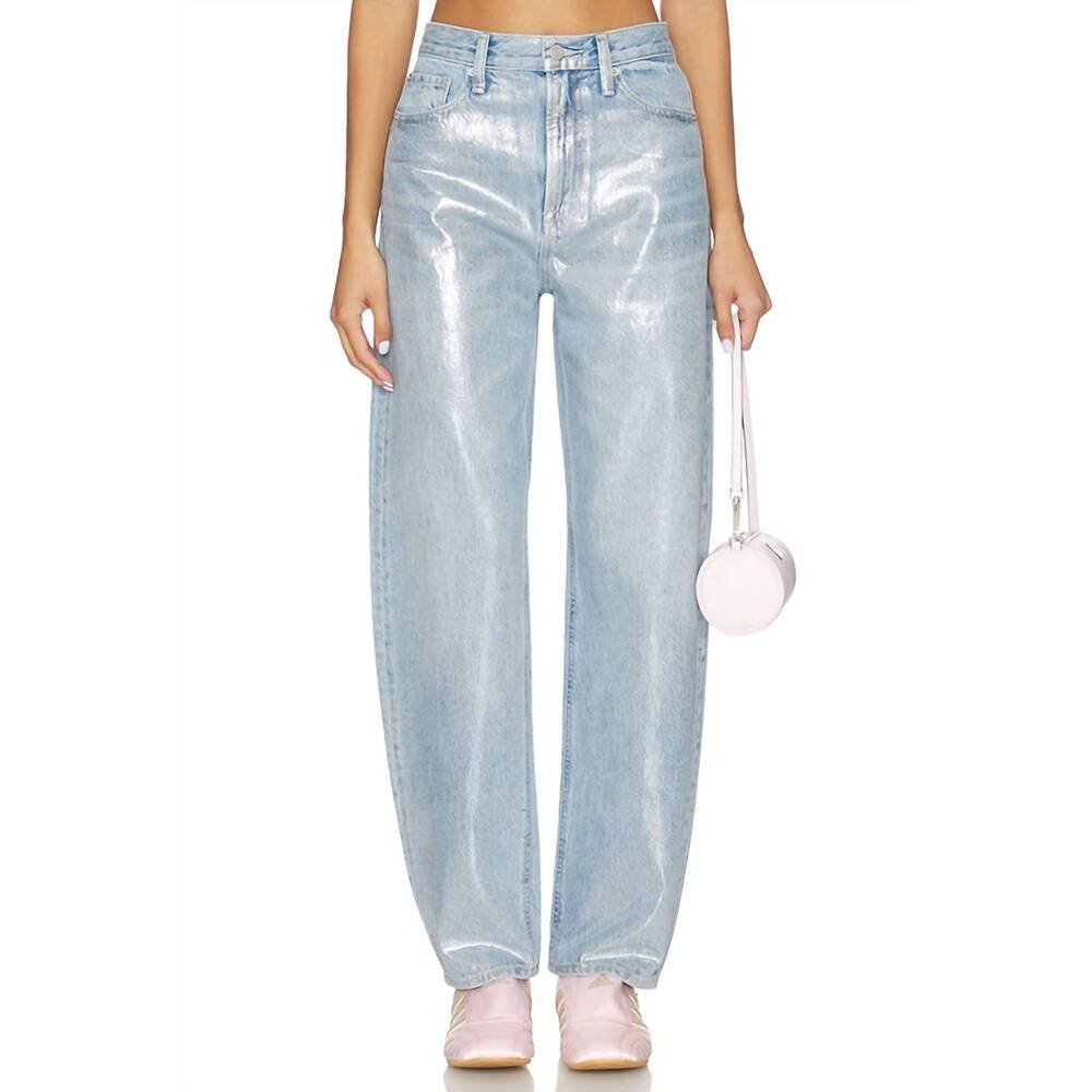 NEW PISTOLA wes high rise barrel-leg jean in spellbound